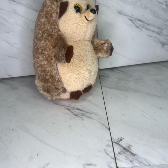 TY Beanie Boos Velvet IDA the Hedgehog 6" With Glitter Eyes Stuffed Plush Toy - Picture 5 of 6